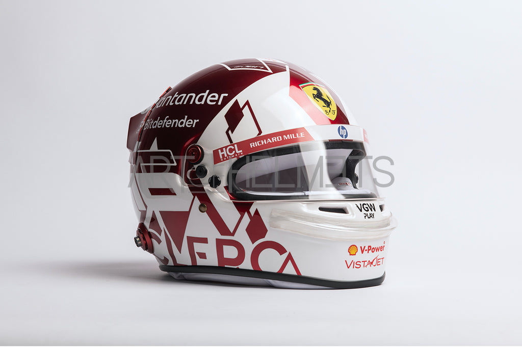 Charles Leclerc 2024 Monaco GP F1 Full Scale 1 1 Replica Helmet Art charles-leclerc-2024-monaco-gp-f1-full-scale-1-1-replica-helmet-art