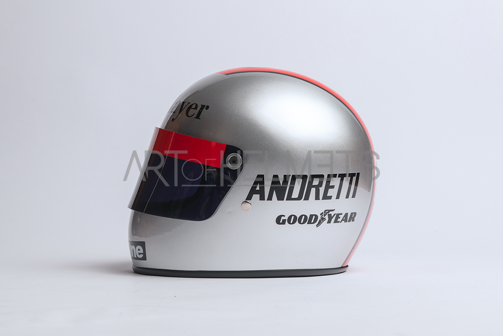 1978 motorcycle helmet Mario Andretti 1978 F1 Full-Size 1:1 Replica Helmet