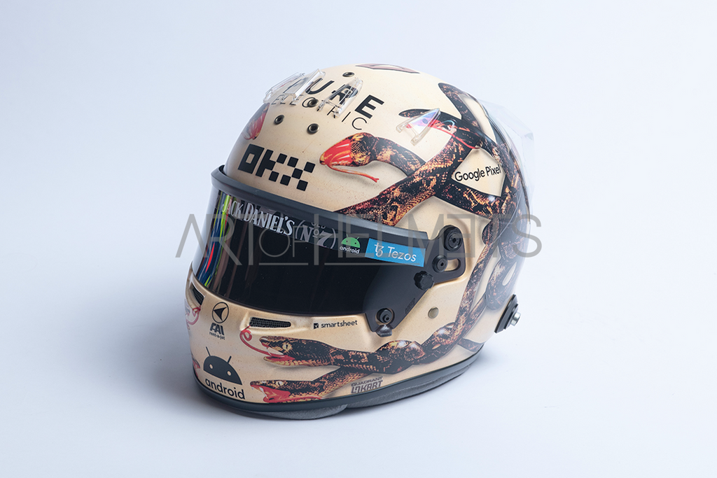 Lando Norris 2023 Las Vegas GP F1 Helmet | Full-Scale 1:1 Replica