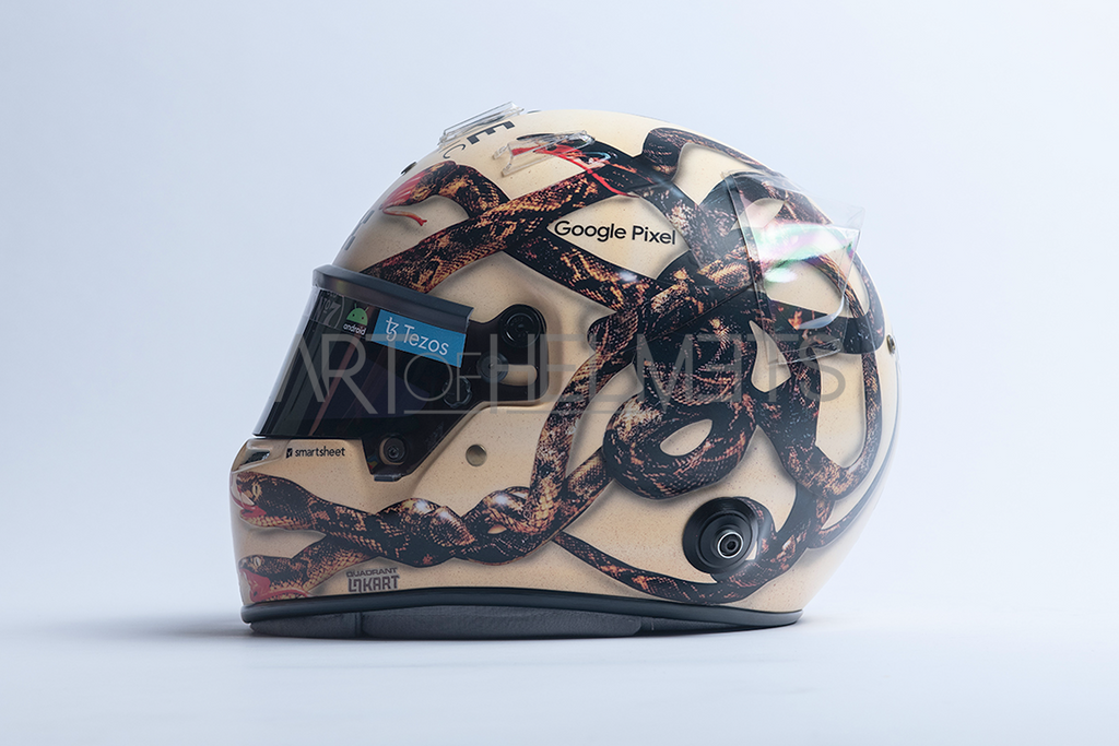 Lando Norris 2023 Las Vegas GP F1 Helmet | Full-Scale 1:1 Replica