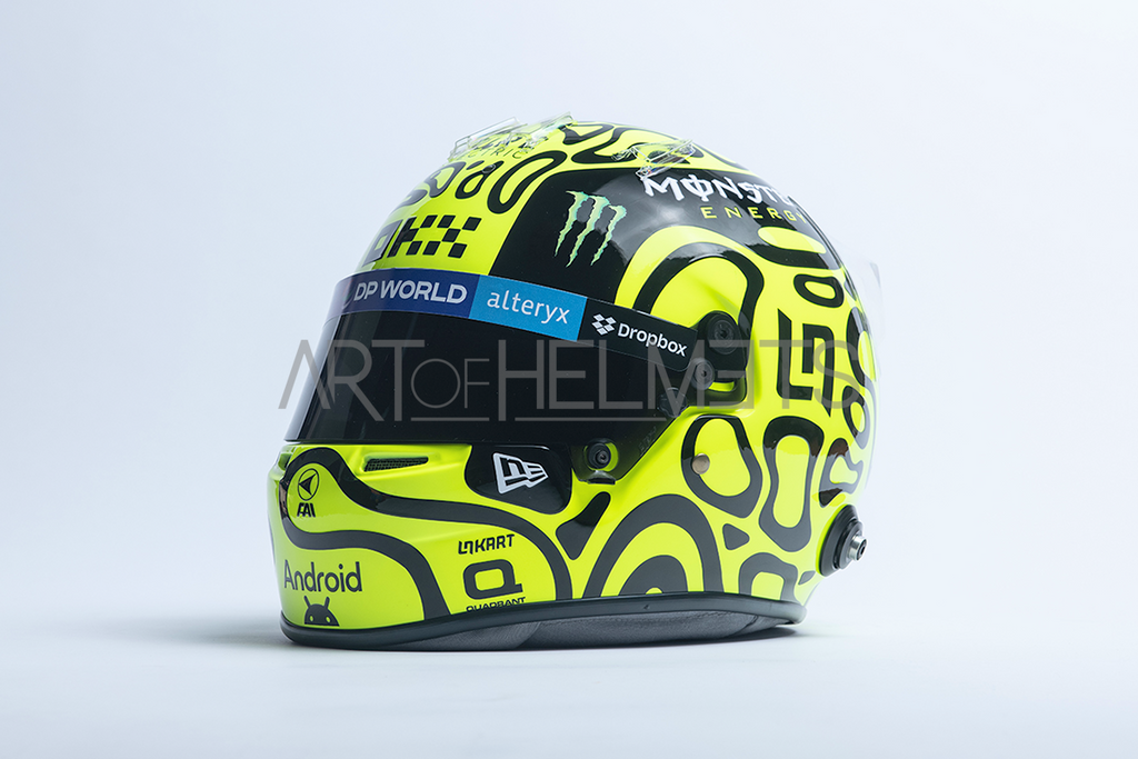 Bonhams : A signed official Lando Norris 2024 1/2 scale helmet Bonhams : A signed official Lando Norris 2024 1/2 scale helmet