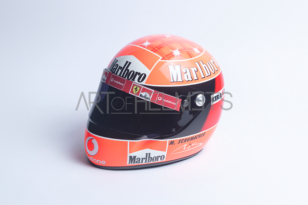 Michael Schumacher 2002 F1 Helmet | Full-Scale 1:1 Replica