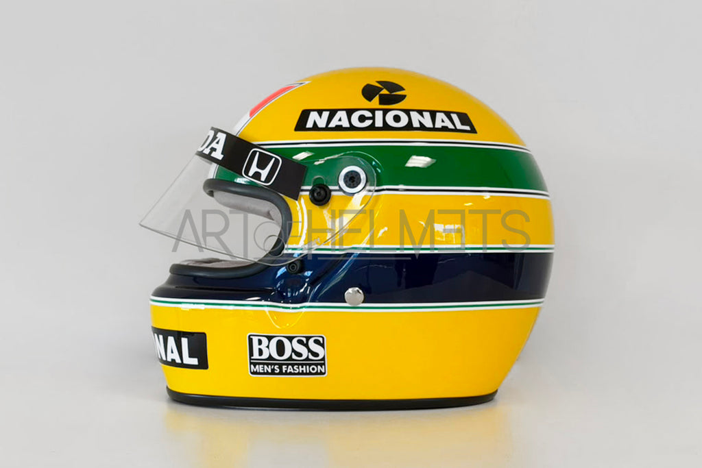 Ayrton Senna 1988 F1 World Championship Full-Scale 1:1 Replica Helmet