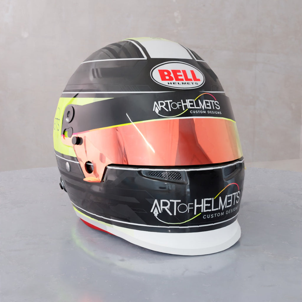 bell custom painted helmets Package 4: Helmet Design 3D Rendered Images + 360° Video + IG R – Art of CFTH Custom Gator Rod Size:6