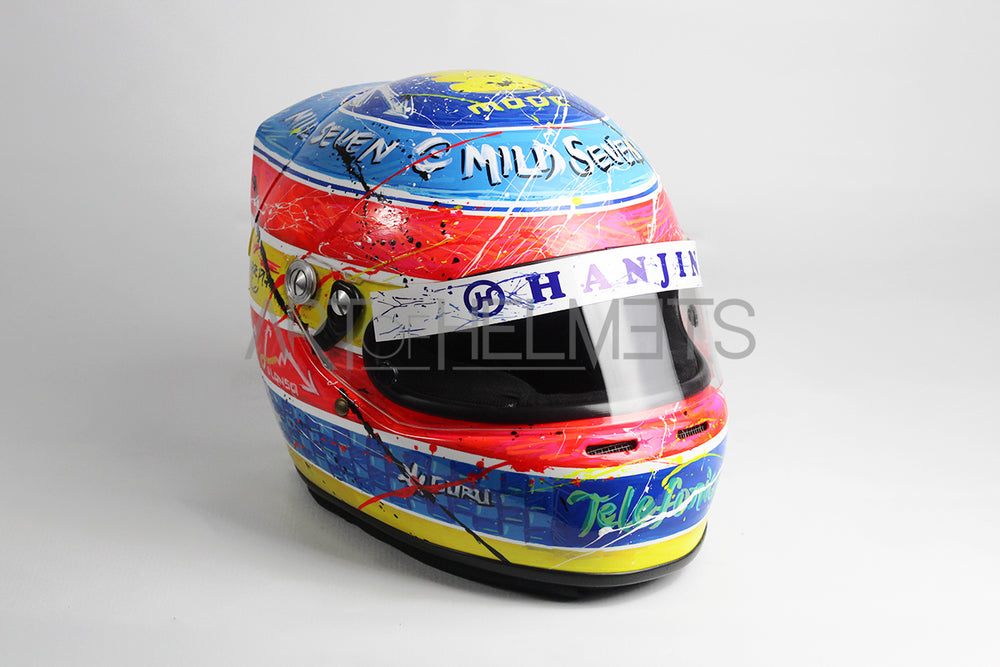 Fernando Alonso 2005 Art Custom Full-Size 1:1 Replica Helmet by Montesano.