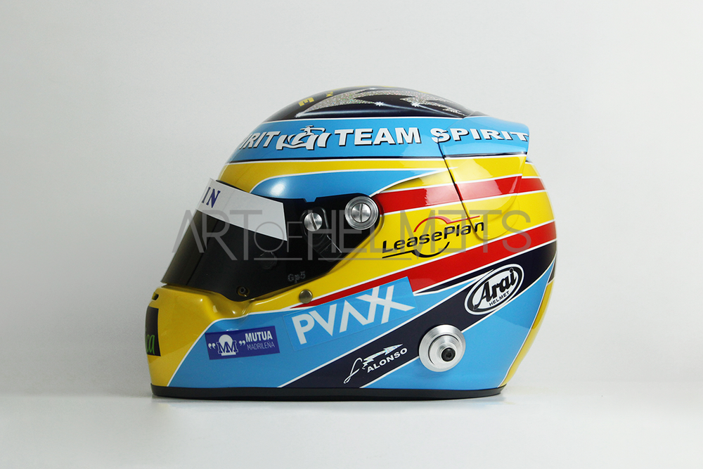 Fernando Alonso 2006 "Team Spirit" F1 World Champion Full-Size 1:1 Replica Helmet