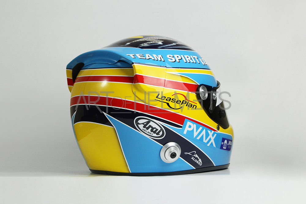 Fernando Alonso 2006 "Team Spirit" F1 World Champion Full-Size 1:1 Replica Helmet