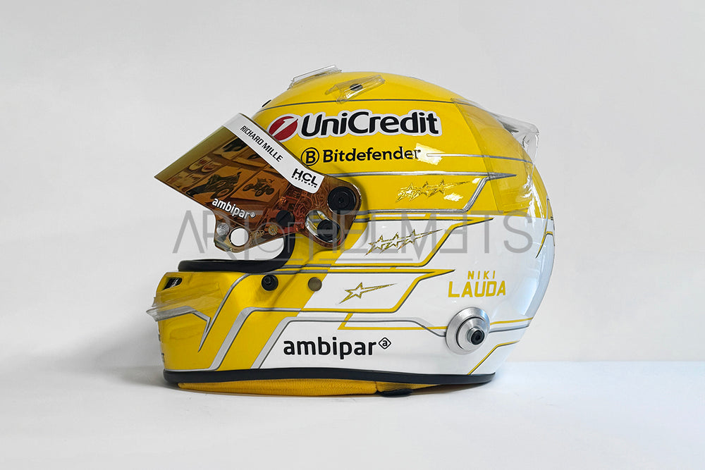 Lewis Hamilton 2025 Monza GP F1 Season Full-Size 1:1 Replica Helmet
