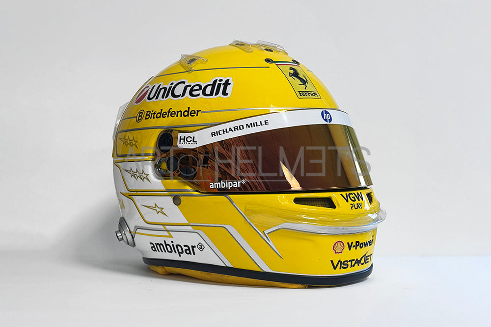 Lewis Hamilton 2025 Monza GP F1 Season Full-Size 1:1 Replica Helmet
