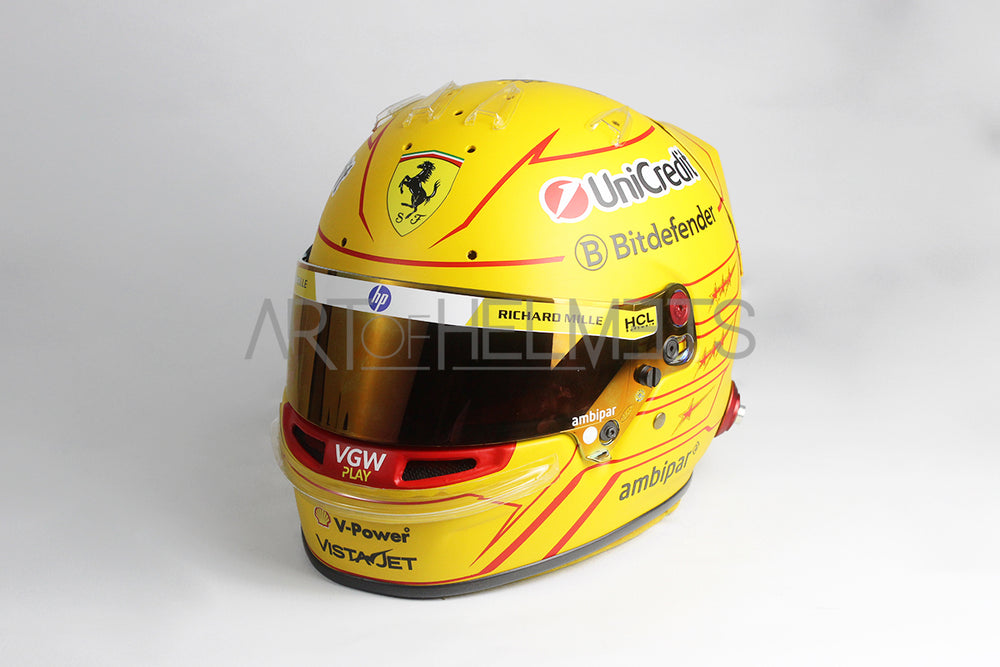 Lewis Hamilton 2025 F1 Season Full-Size 1:1 Replica Helmet (Updated)