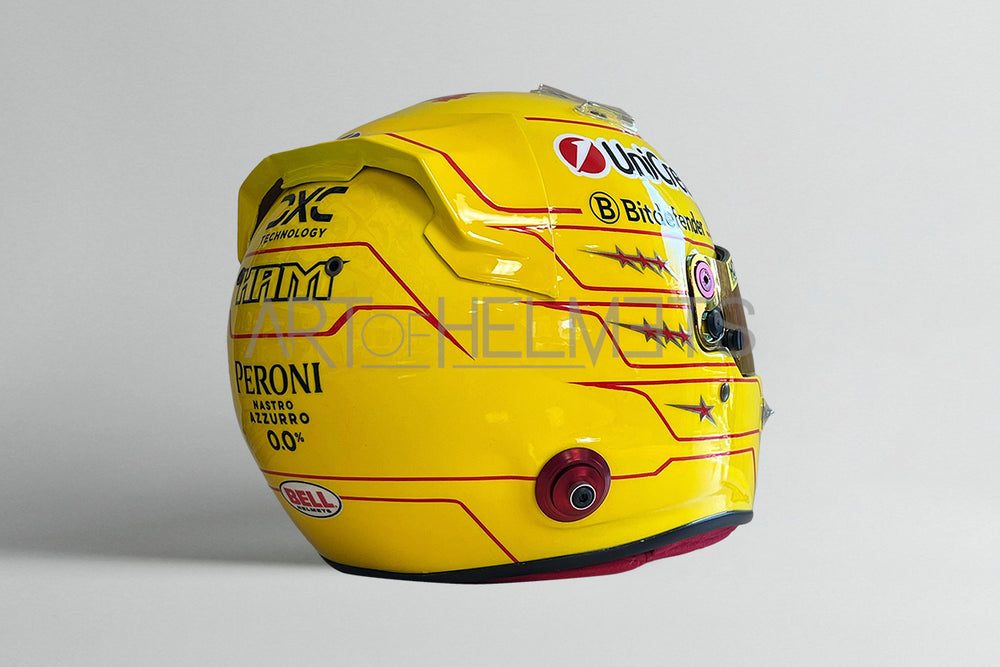 Lewis Hamilton 2025 F1 Pre- Season Full-Size 1:1 Replica Helmet (Glossy)