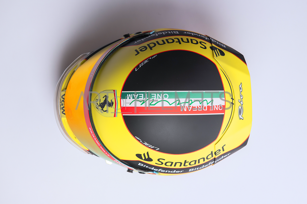 Charles Leclerc 2023 Monza Grand Prix F1 Full-Size 1:1 Replica Helmet (Original Visor)