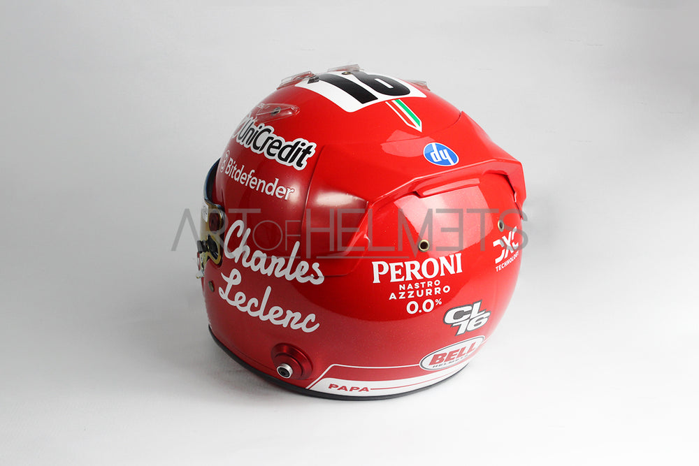 Charles Leclerc 2025 F1 Monza GP Special Full-Size 1:1 Replica Helmet
