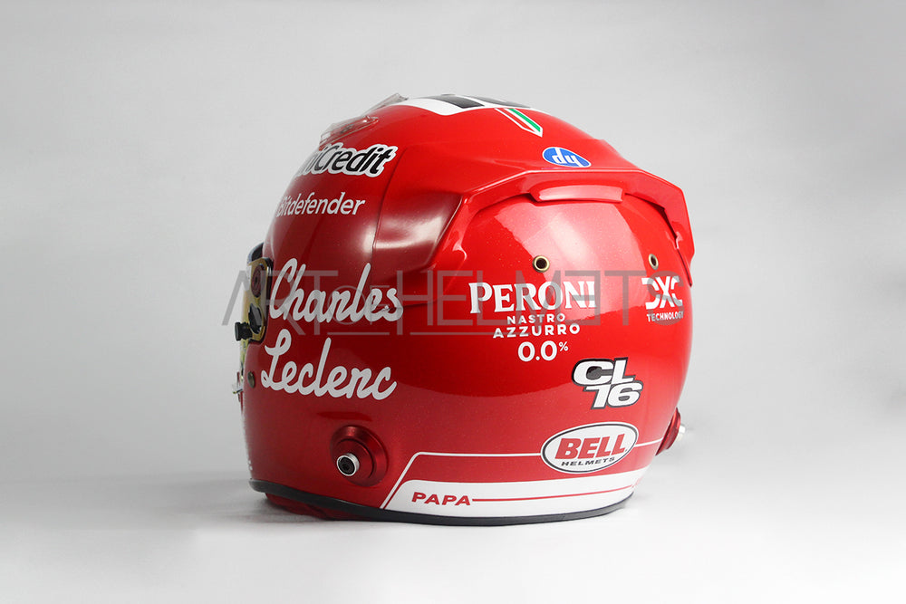 Charles Leclerc 2025 F1 Monza GP Special Full-Size 1:1 Replica Helmet
