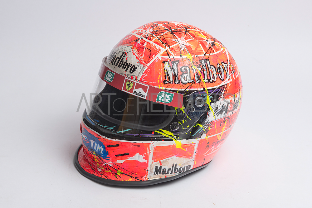 Michael Schumacher 2000 Art Custom Full-Size 1:1 Replica Helmet by Montesano.