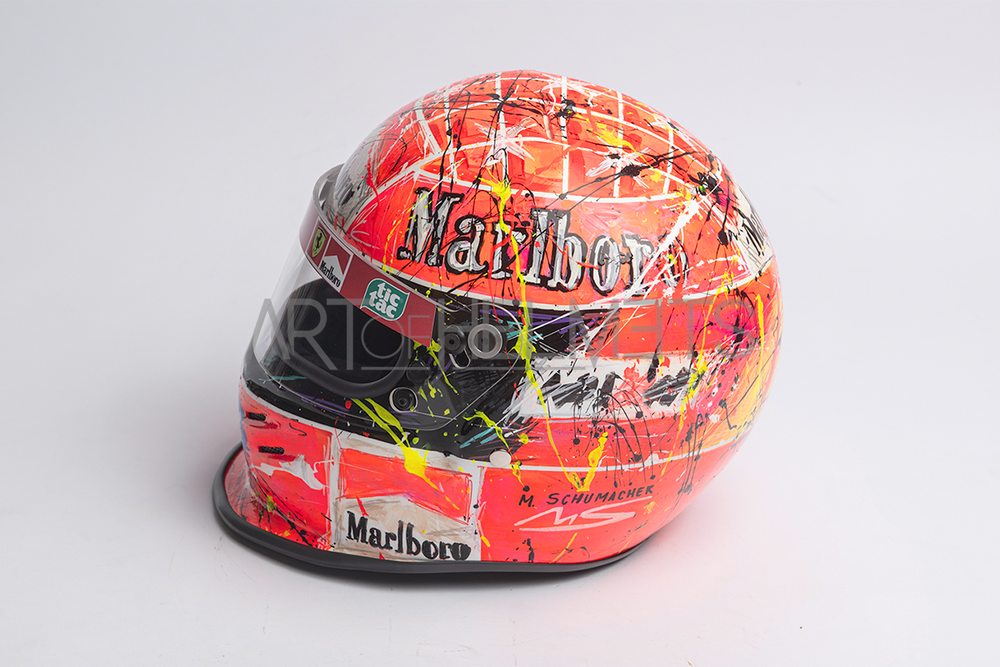 Michael Schumacher 2000 Art Custom Full-Size 1:1 Replica Helmet by Montesano.