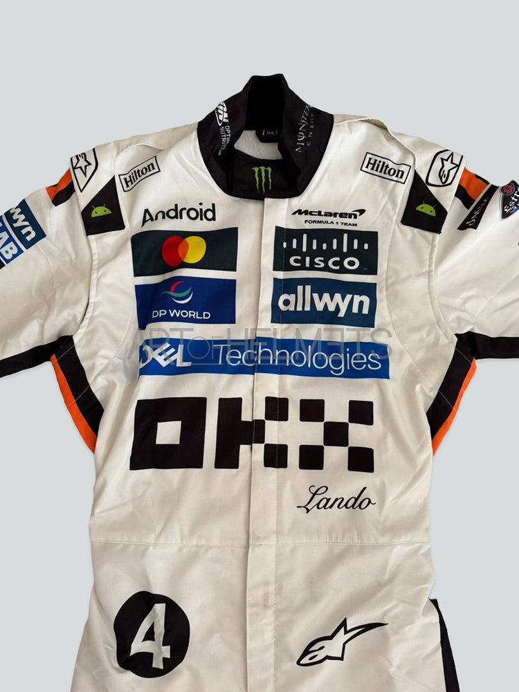 Lando Norris 2025 Monaco Grand Prix F1 Race Suit Replica