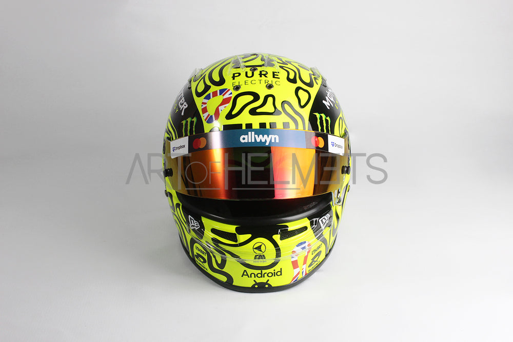 Lando Norris 2025 Silverstone GP F1 Full-Size 1:1 Replica Helmet