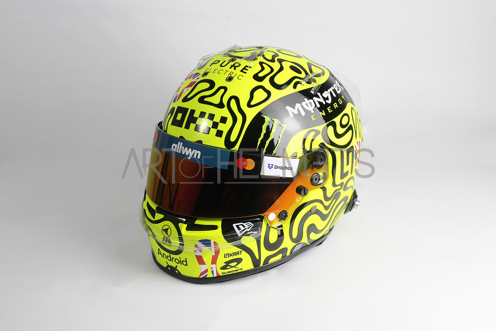 Lando Norris 2025 Silverstone GP F1 Full-Size 1:1 Replica Helmet