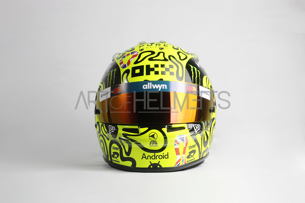 Lando Norris 2025 Silverstone GP F1 Full-Size 1:1 Replica Helmet