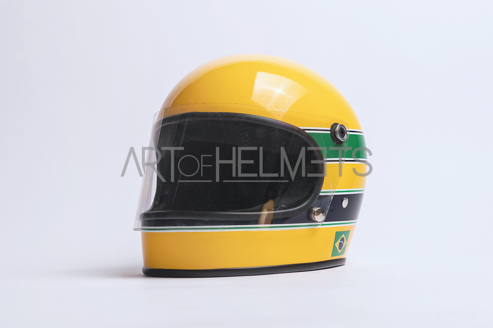 Ayrton Senna 1982 Formula Ford 2000 Full-Size 1:1 Replica Helmet