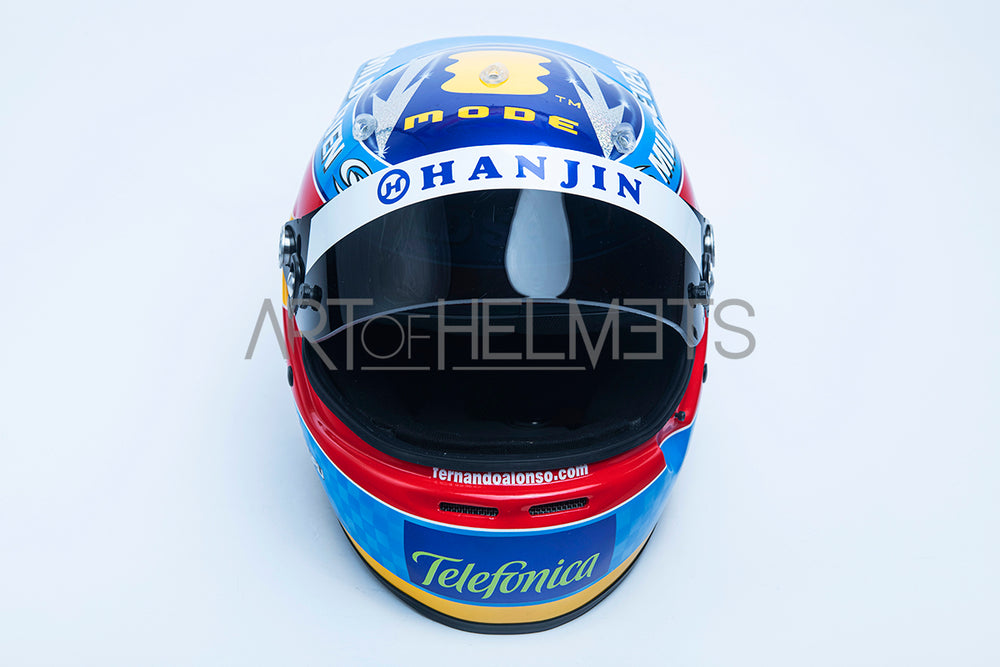 Fernando Alonso 2005 F1-Weltmeister in voller Größe 1:1 Helm-Replik