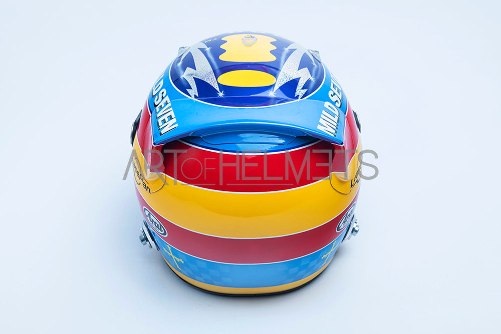 Fernando Alonso 2005 F1-Weltmeister in voller Größe 1:1 Helm-Replik