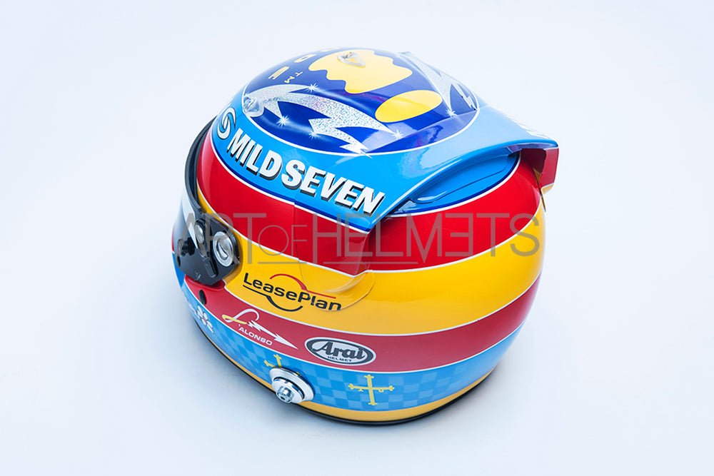 Fernando Alonso 2005 F1-Weltmeister in voller Größe 1:1 Helm-Replik
