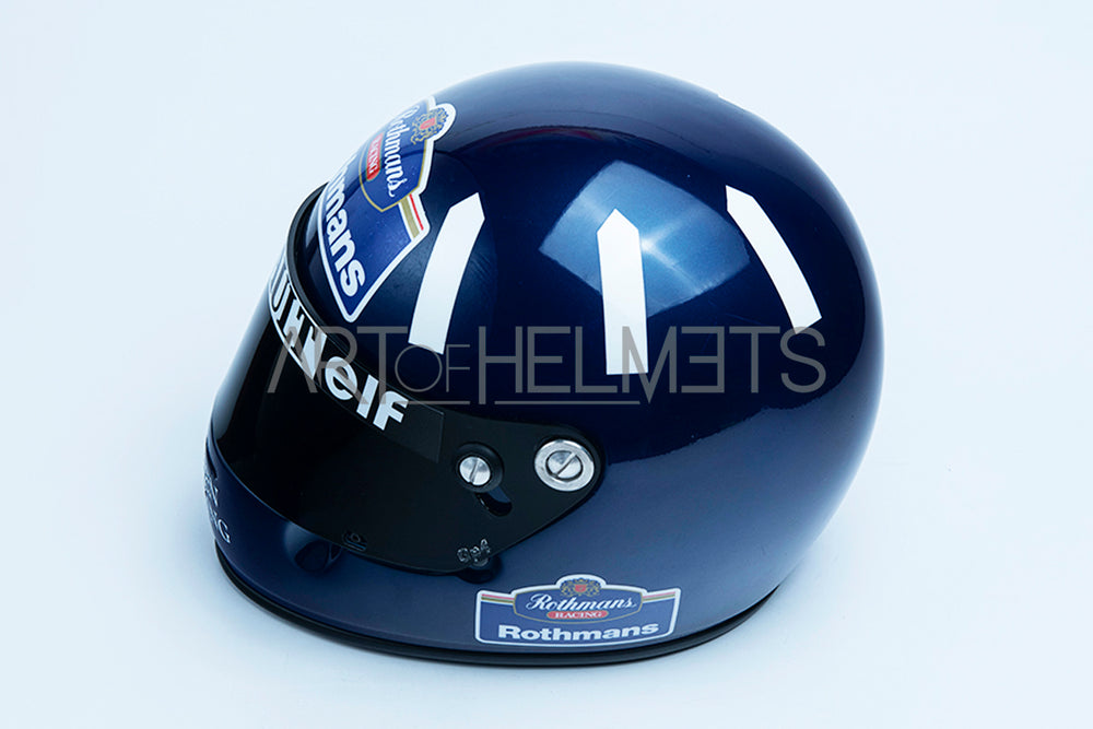 Damon Hill 1996 F1-Weltmeisterin in voller Größe 1:1 Helm-Replik