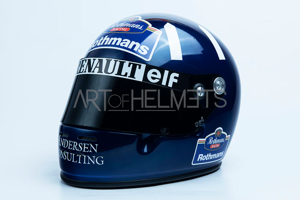 Damon Hill 1996 F1-Weltmeisterin in voller Größe 1:1 Helm-Replik