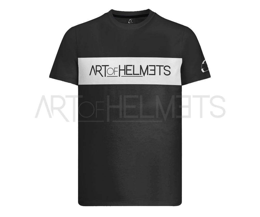 Art of Helmets Streifen T-Shirt 2019 - Schwarz