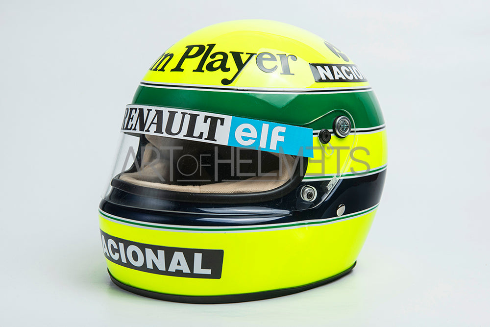 Ayrton Senna 1985 & 1986 F1 Full-Size 1:1 Replica Helmet