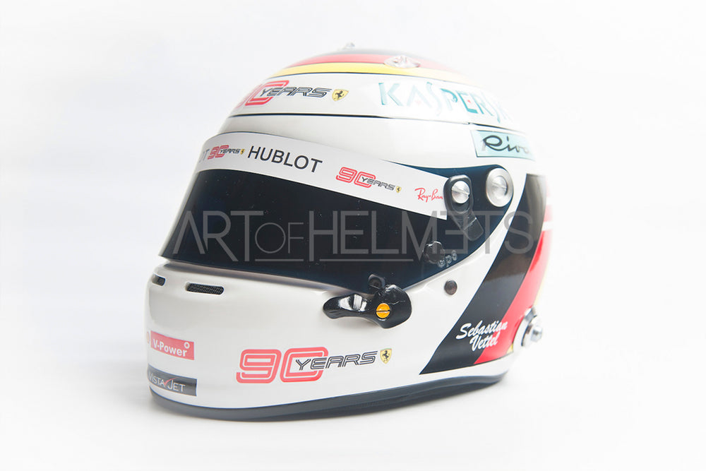 Sebastian Vettel 2019 Deutschland Großer Preis Großformat 1:1 Replikat Helm