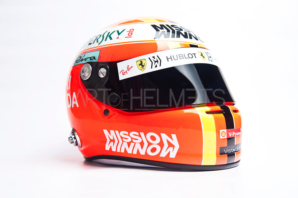 Sebastian Vettel 2019 Monaco Grand Prix Full-Size 1:1 Replikat Helm