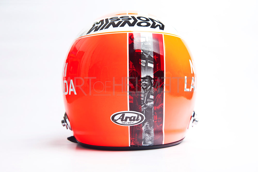 Sebastian Vettel 2019 Monaco Grand Prix Full-Size 1:1 Replikat Helm