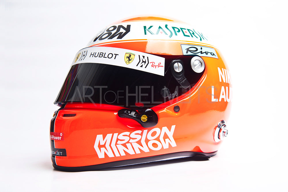 Sebastian Vettel 2019 Monaco Grand Prix Full-Size 1:1 Replikat Helm