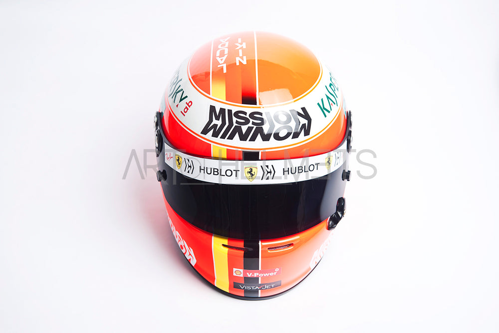 Sebastian Vettel 2019 Monaco Grand Prix Full-Size 1:1 Replikat Helm