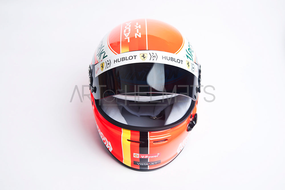 Sebastian Vettel 2019 Monaco Grand Prix Full-Size 1:1 Replikat Helm