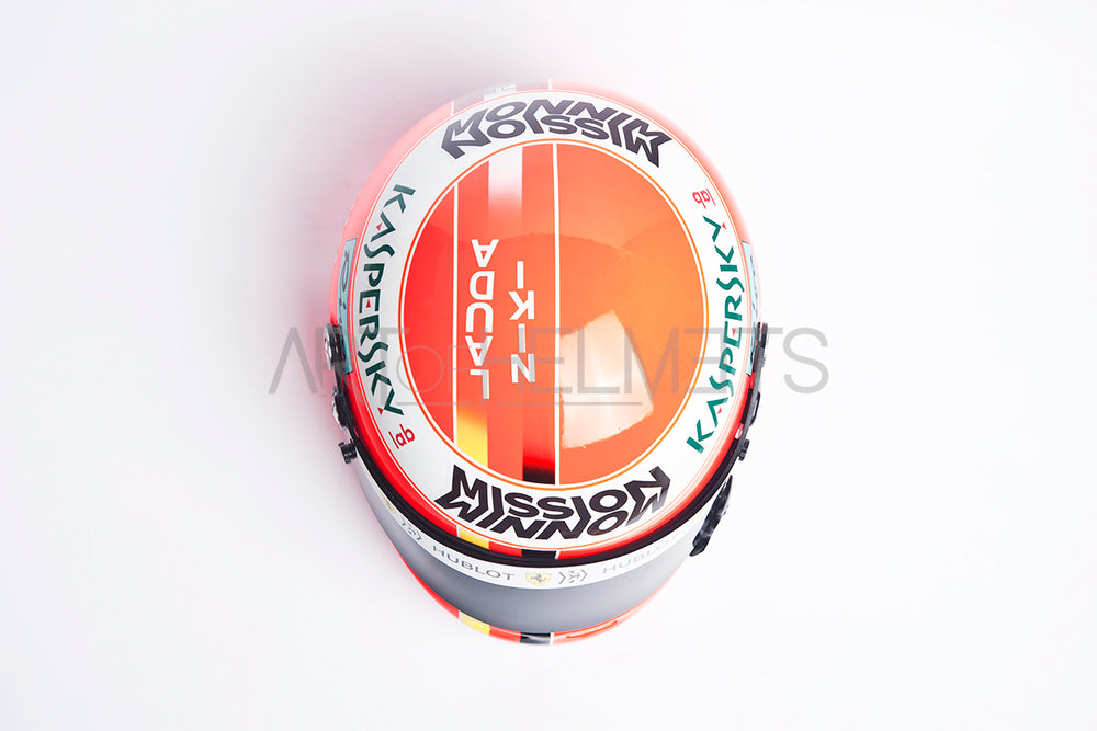 Sebastian Vettel 2019 Monaco Grand Prix Full-Size 1:1 Replikat Helm