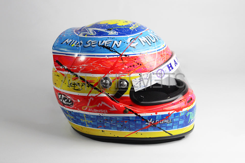 Fernando Alonso 2005 Art Custom Full-Size 1:1 Replica Helmet by Montesano.