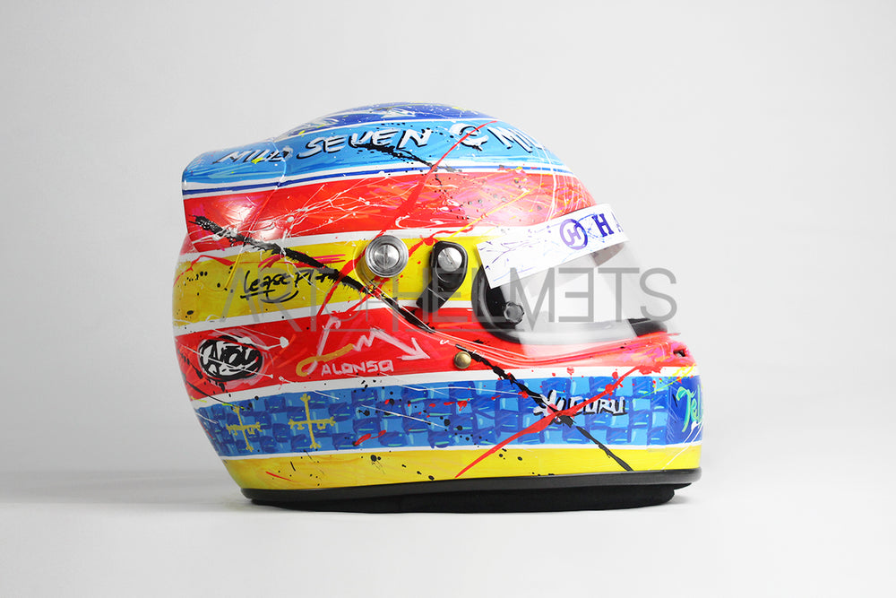 Fernando Alonso 2005 Art Custom Full-Size 1:1 Replica Helmet by Montesano.