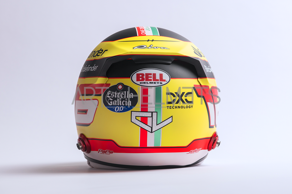 Charles Leclerc 2023 Monza Grand Prix F1 Full-Size 1:1 Replica Helmet (Original Visor)