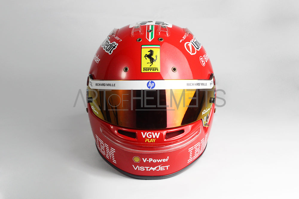 Charles Leclerc 2025 F1 Monza GP Special Full-Size 1:1 Replica Helmet