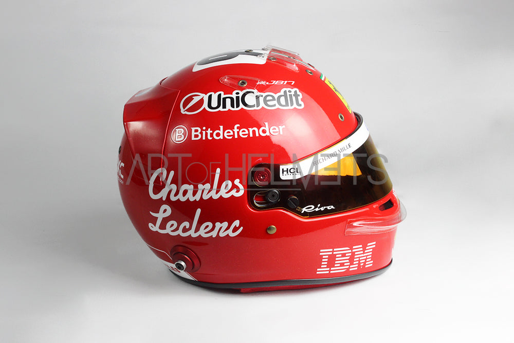 Charles Leclerc 2025 F1 Monza GP Special Full-Size 1:1 Replica Helmet