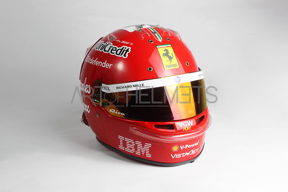 Charles Leclerc 2025 F1 Monza GP Special Full-Size 1:1 Replica Helmet