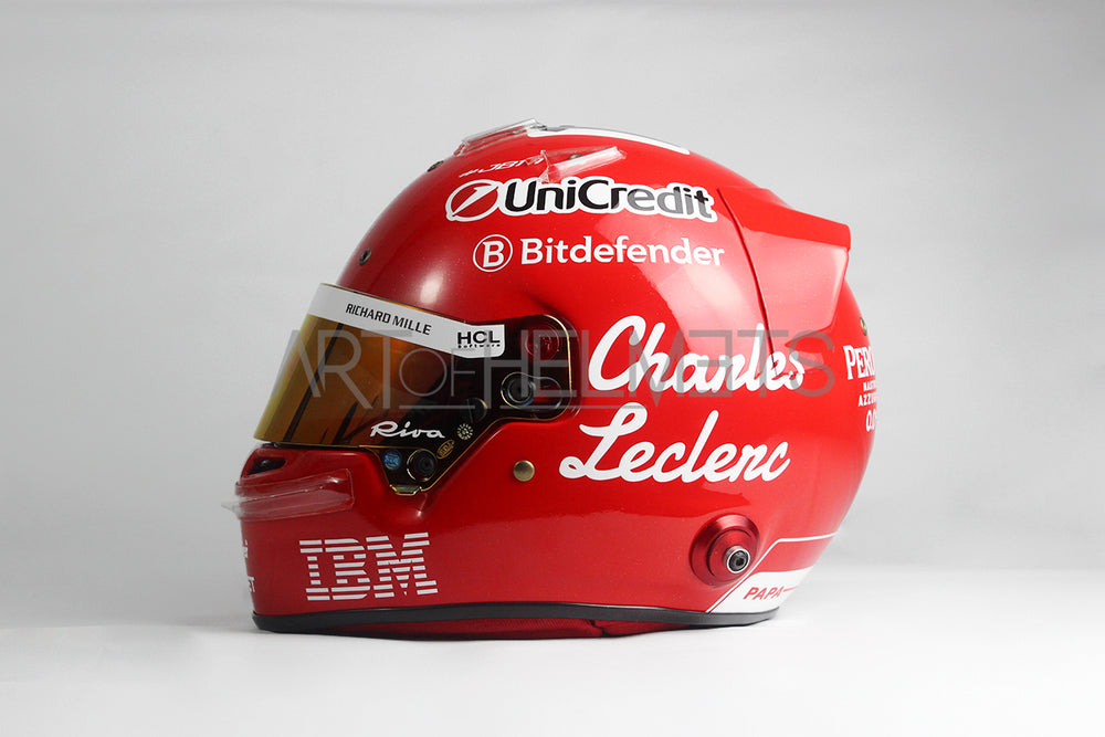 Charles Leclerc 2025 F1 Monza GP Special Full-Size 1:1 Replica Helmet