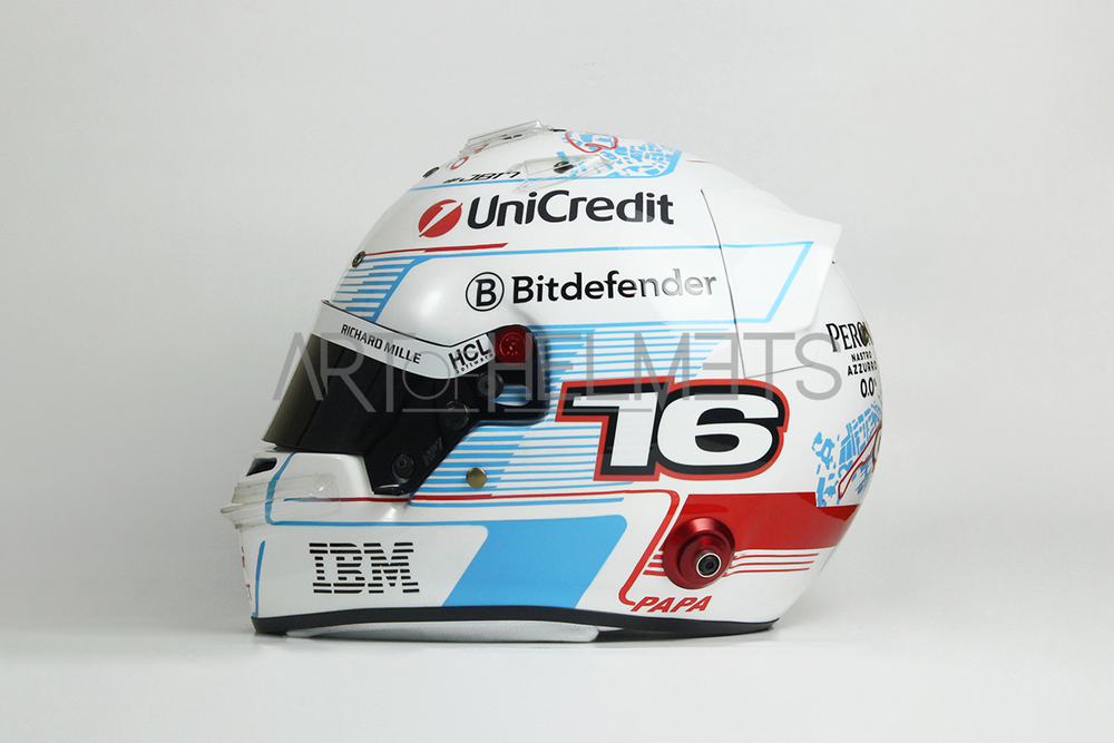Charles Leclerc 2025 Monaco GP F1 Full-Size 1:1 Replica Helmet