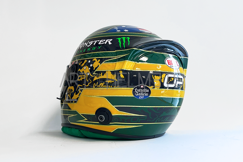 Oscar Piastri 2025 Australian GP F1 Full-Size 1:1 Replica Helmet