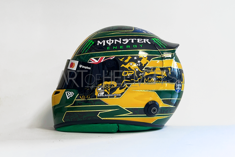 Oscar Piastri 2025 Australian GP F1 Full-Size 1:1 Replica Helmet