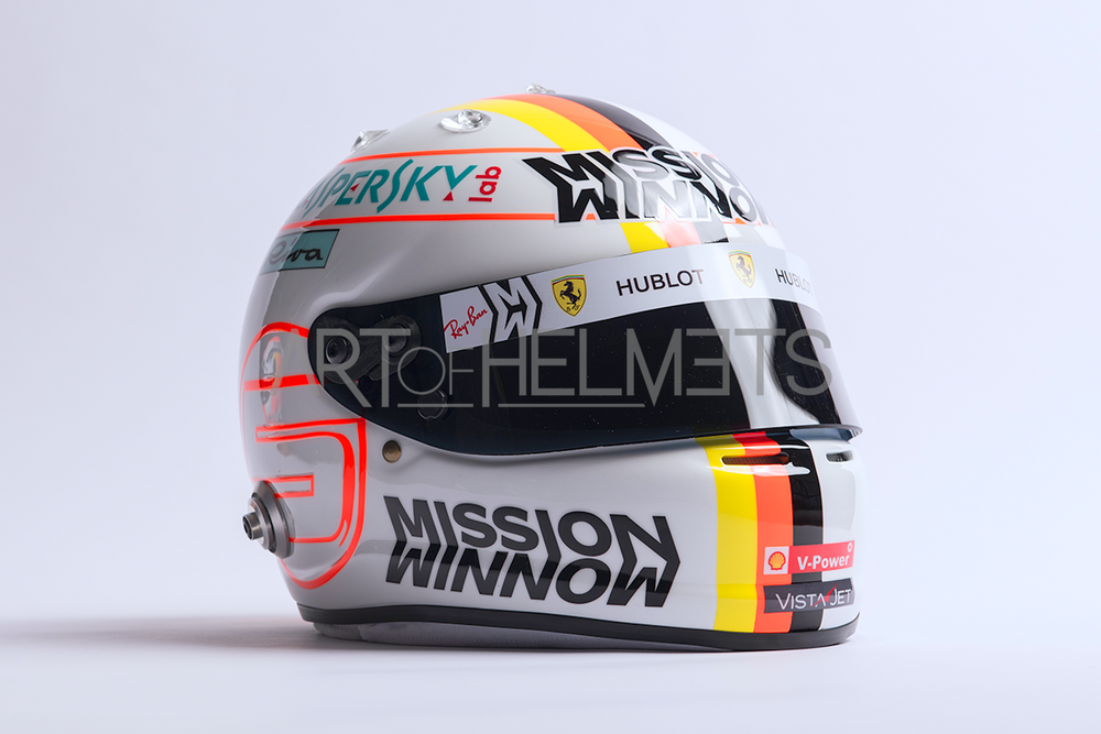 Racing Sebastian Vettel Casco SEBASTIAN VETTEL 2020 ABU DHABI GP